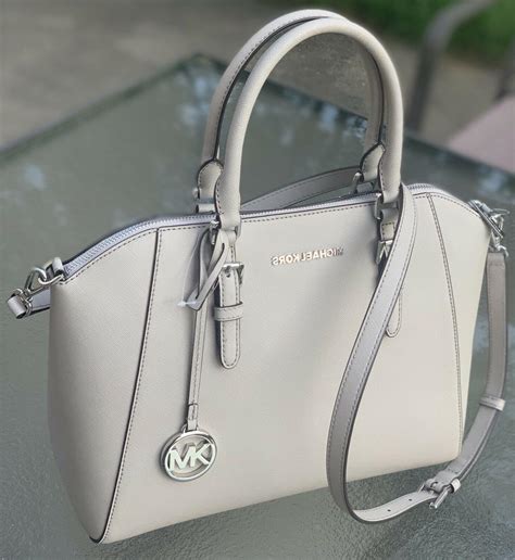 NWT Michael Kors Ciara Large Saffiano Leather Satchel in 